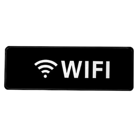Alpine Industries WiFi Sign, 3x9, PK15 ALPSGN-36-15pk